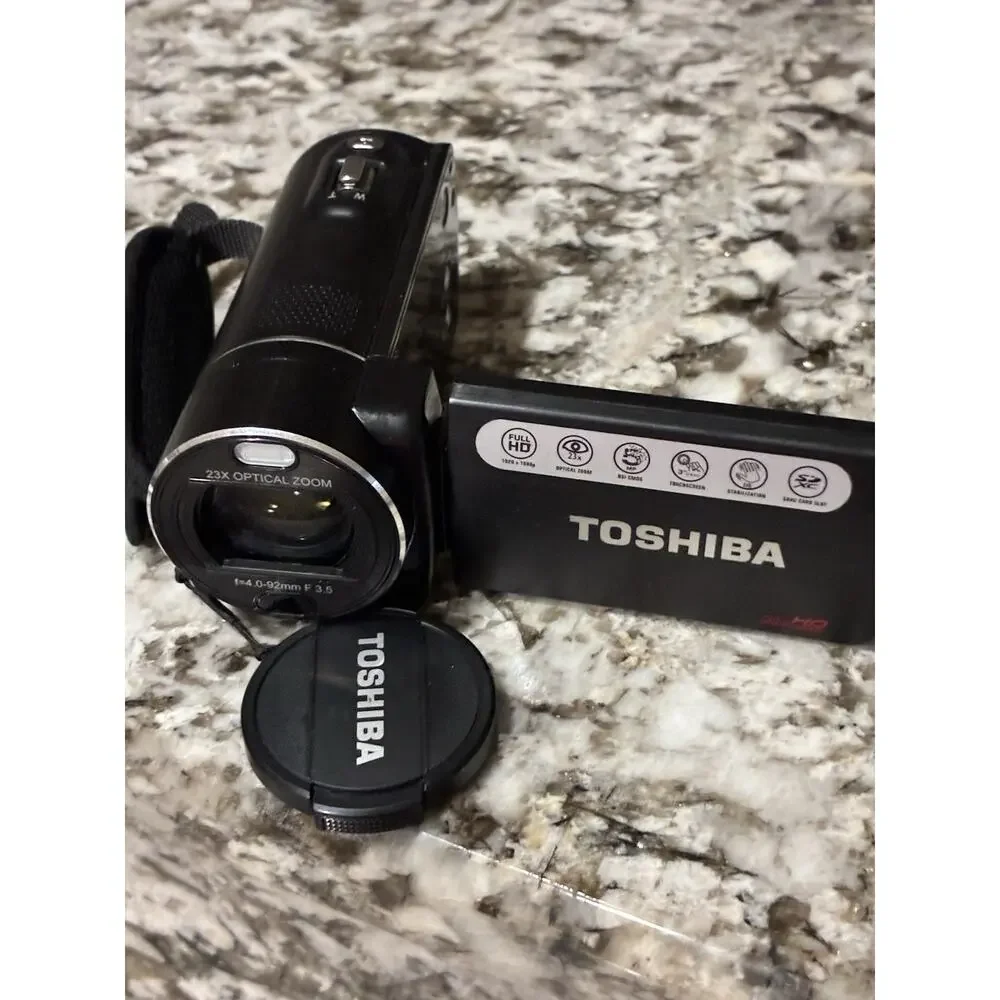 Toshiba Camileo X400 Camcorder 23x OPTICAL ZOOM FULL HD Touch Screen **READ**